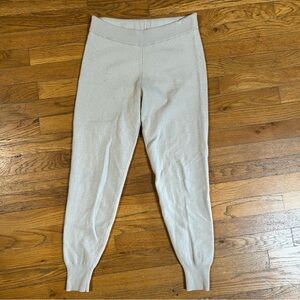 Theory Cashmere Sweatpants in Off White